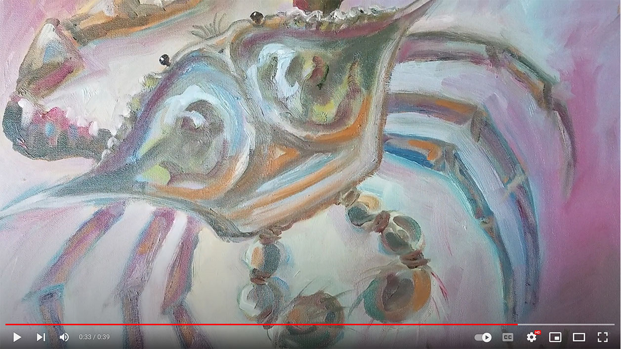 Crab Painting Video